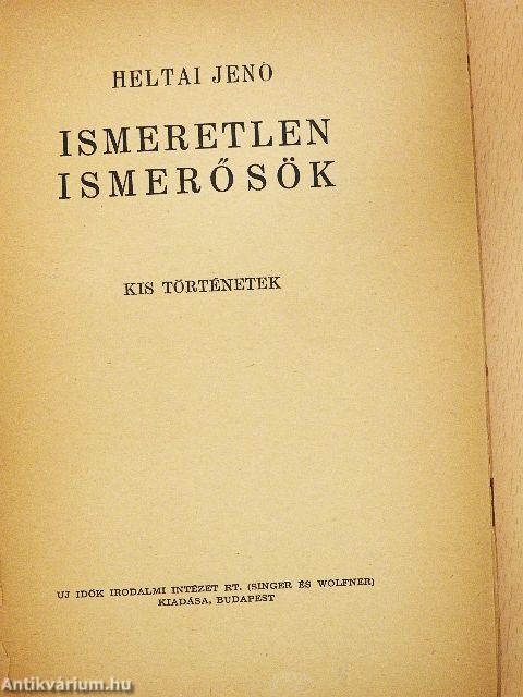 Ismeretlen ismerősök (rossz állapotú)