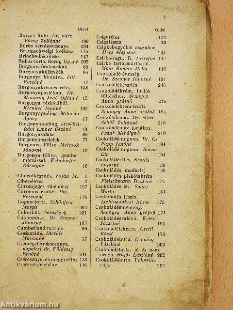 Az Uj Idők Receptkönyve (rossz állapotú)