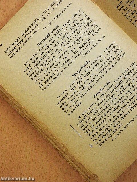 Az Uj Idők Receptkönyve (rossz állapotú)