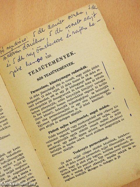 Az Uj Idők Receptkönyve (rossz állapotú)