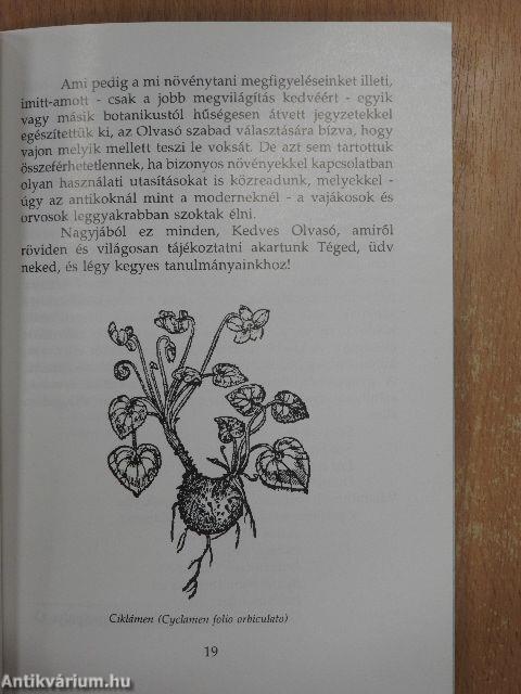 Szemelvények Loew Frigyes Károly és Deccard János Kristóf Soproni flórájából (1739)