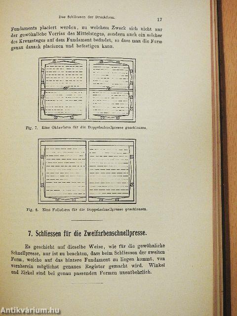 Hilfsbuch für Maschinenmeister an Buchdruck-Cylinderschnellpressen II.