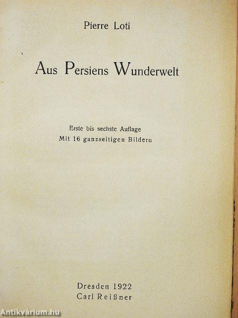 Aus Persiens Wunderwelt