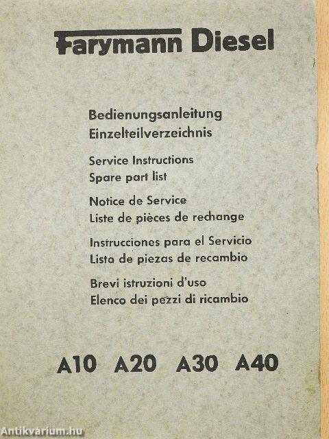 Bedienungsanleitung Kundendienst-Werkstätten/Ersatzteilverzeichnis