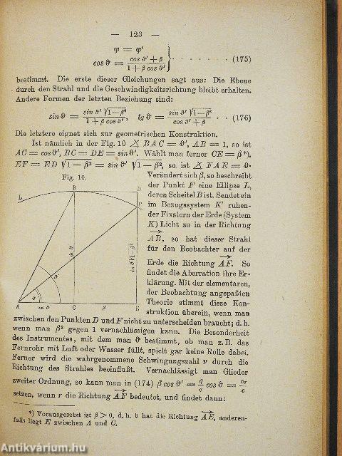 Die Relativitätstheorie I-II.