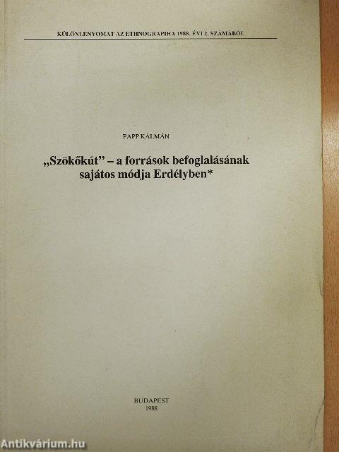 "Szökőkút" - a források befoglalásának sajátos módja Erdélyben