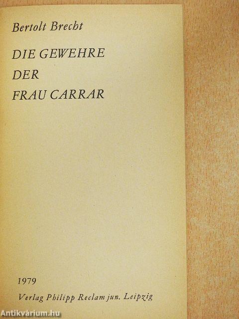Die Gewehre der frau Carrar
