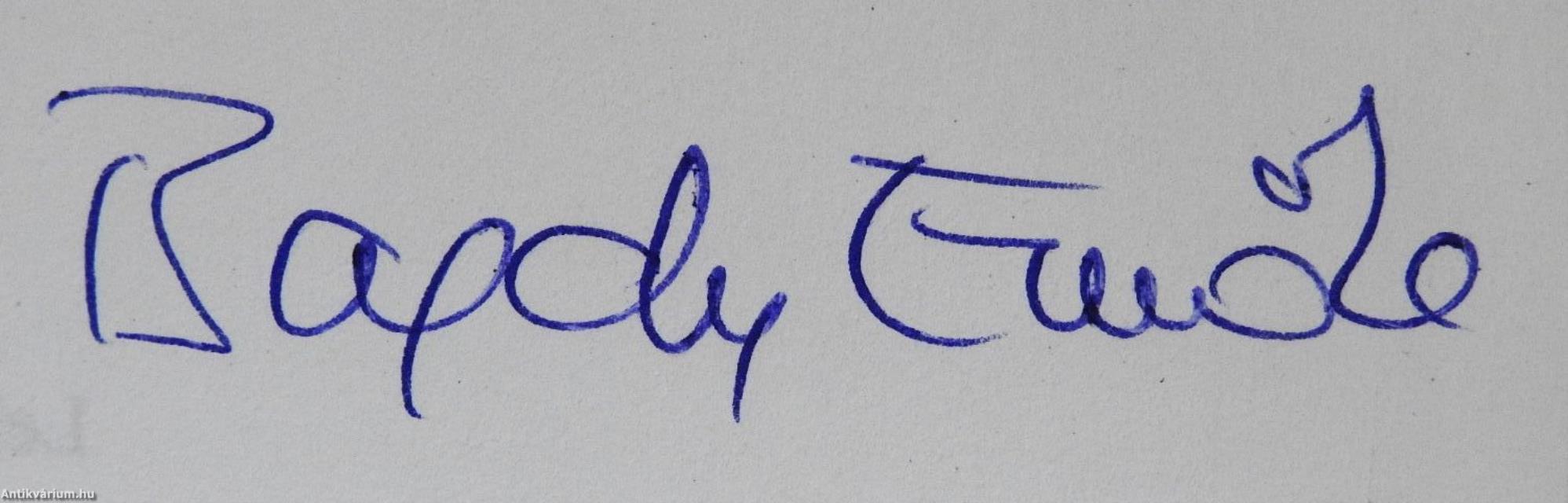 Egyén-pár-család (dedikált példány)