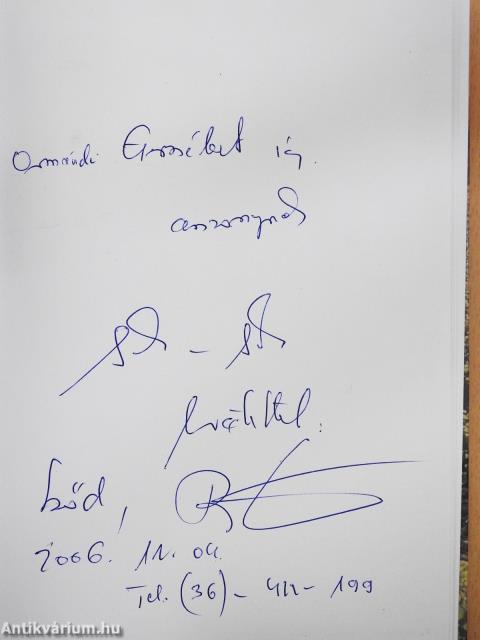 Európán túli borutak és borvidékek (dedikált példány)