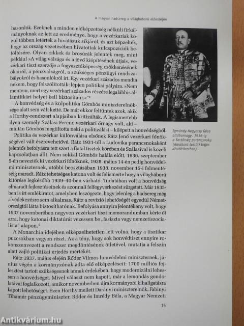 A magyar honvédség a második világháborúban (dedikált példány)