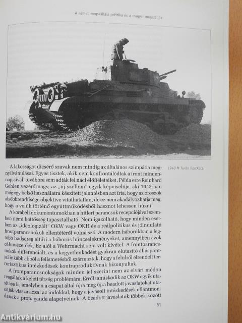 A magyar honvédség a második világháborúban (dedikált példány)