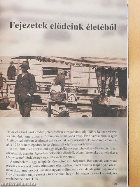 Városunk Szarvas (többszörösen dedikált példány)