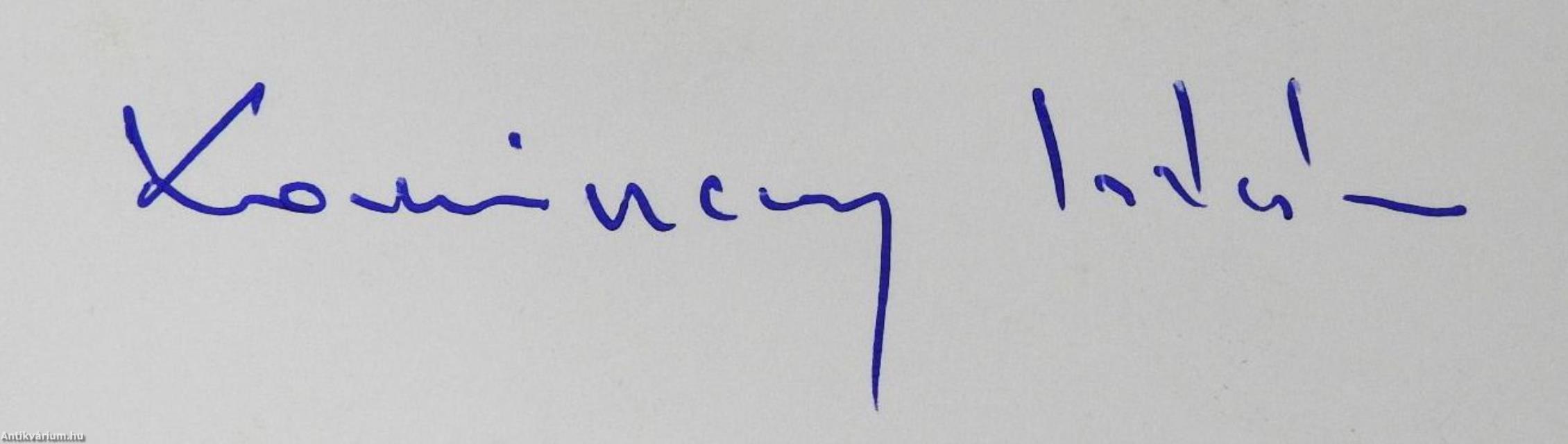 Körösladány szülötte, Tüköry Lajos (1830-1860) (dedikált példány)