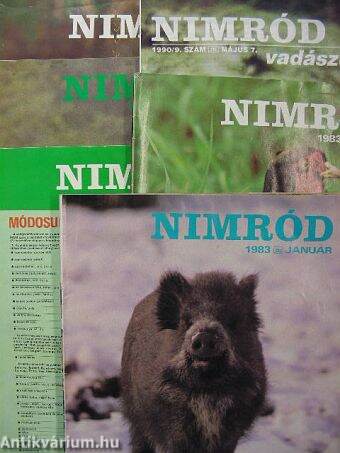 Nimród 1983. (nem teljes évfolyam)