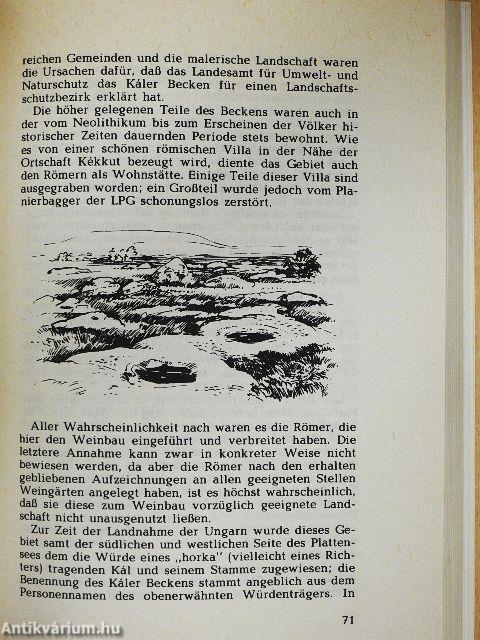 Die naturwerte des erholungsdistriktes am plattensee