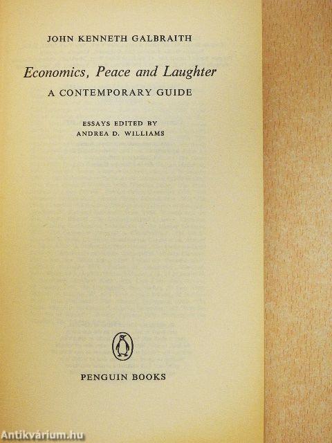 Economics, Peace & Laughter