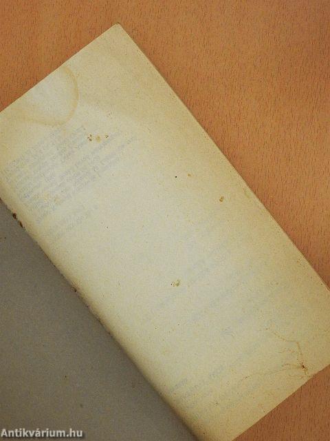 Alserbach százados háborús zárszámadása