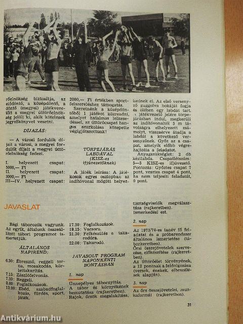 Úttörővezető 1973. május