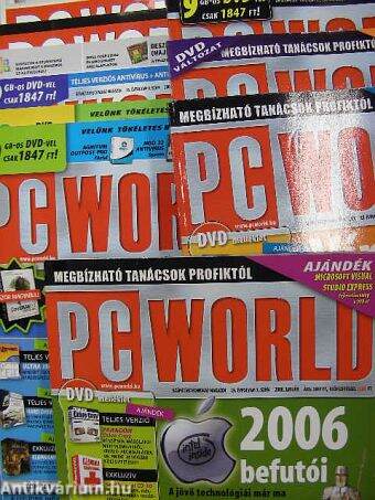 PC World 2006. január-december - 12 CD-vel