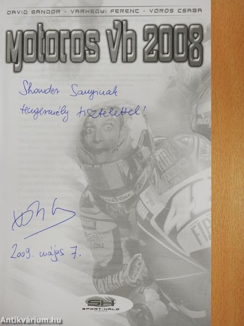 Motoros vb 2008 (dedikált példány)