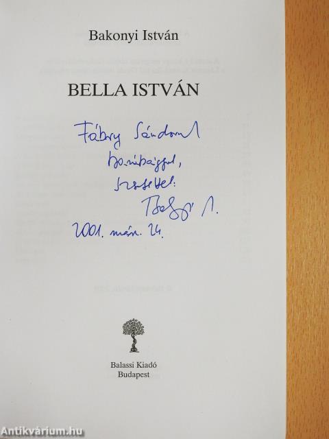 Bella István (dedikált példány)