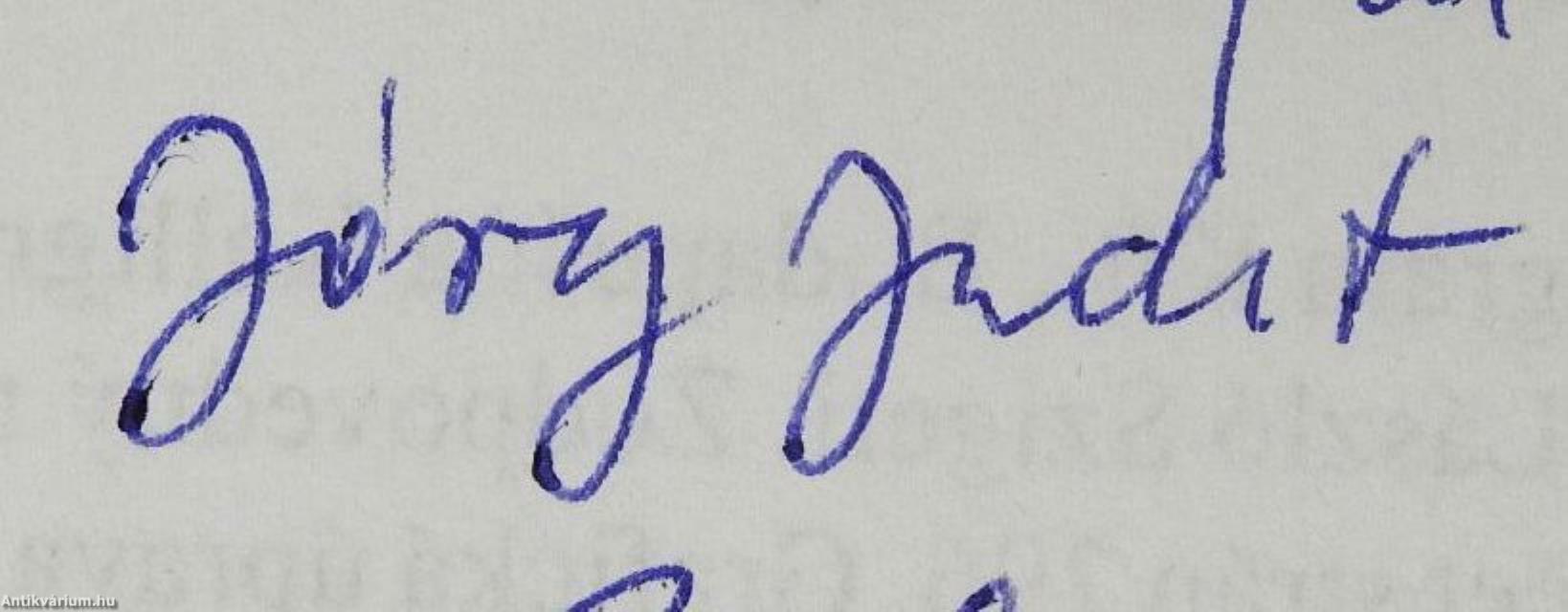 Vetkőztetik a menyasszonyt (dedikált példány)