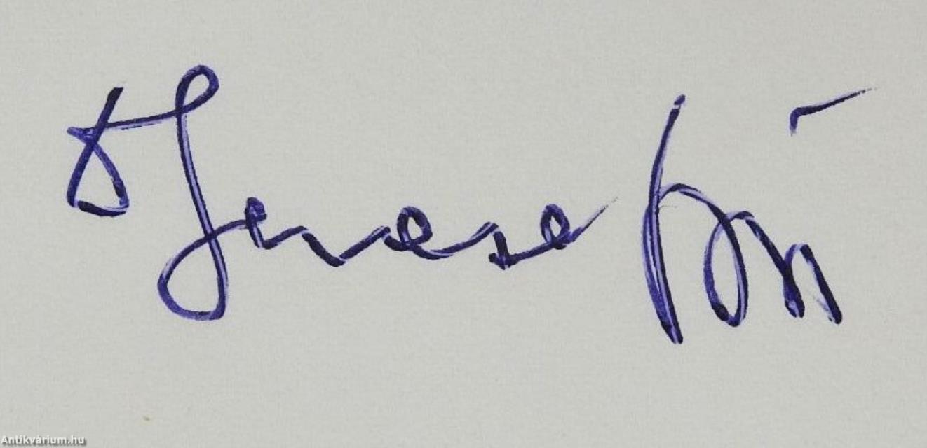 Befelé tágasabb (dedikált példány)