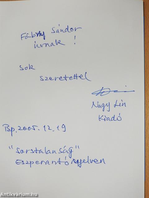 Sensorteco (dedikált példány)