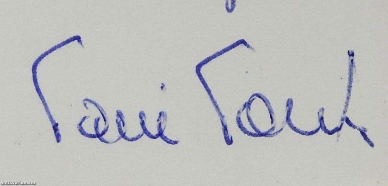 Einstein fellegvára (dedikált példány)