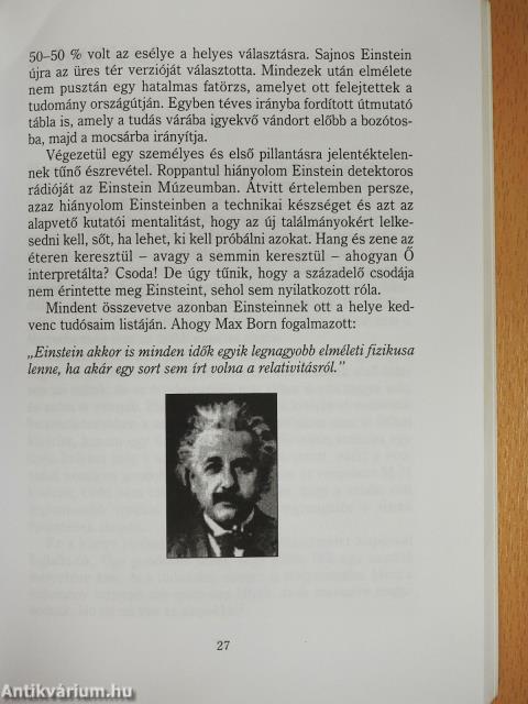 Einstein fellegvára (dedikált példány)