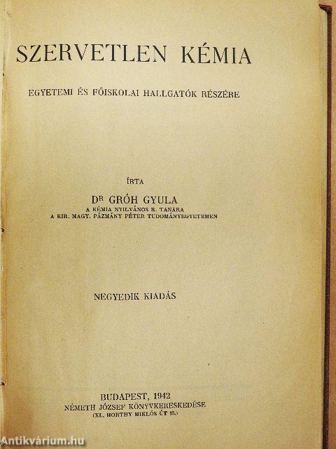 Általános kémia/Szervetlen kémia/Szerves kémia