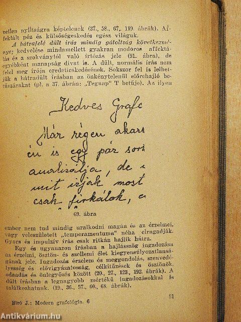 A modern grafológia