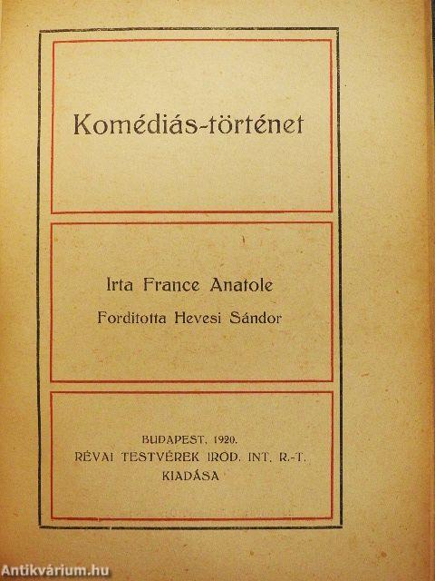 Derűs és borús történetek/Komédiás-történet