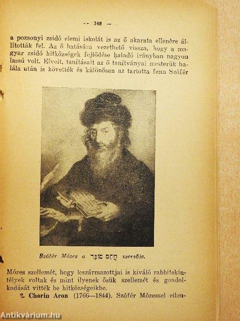 Az izraelita vallásoktatás vezérfonala