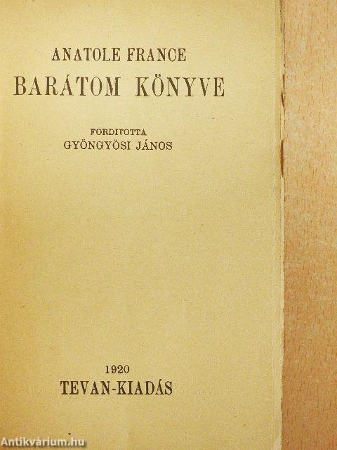 Barátom könyve