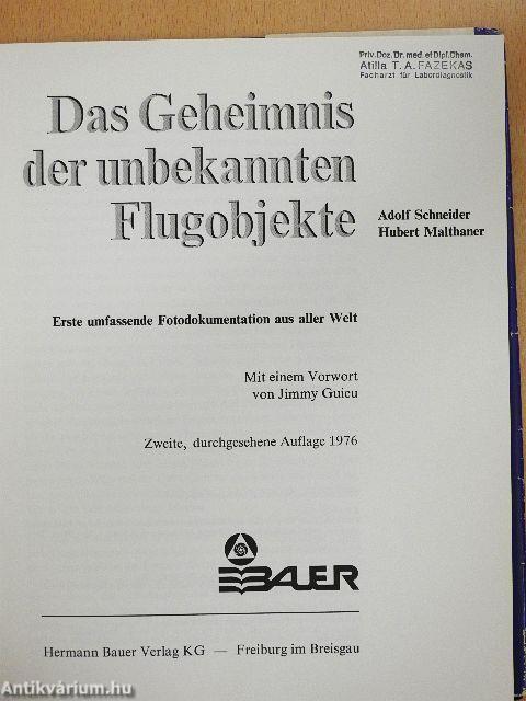 Das Geheimnis der unbekannten Flugobjekte
