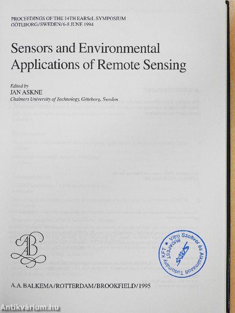 Sensors and Environmental Applications of Remote Sensing