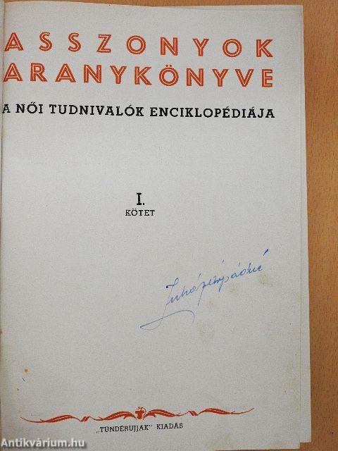 Asszonyok Aranykönyve I-II. (rossz állapotú)