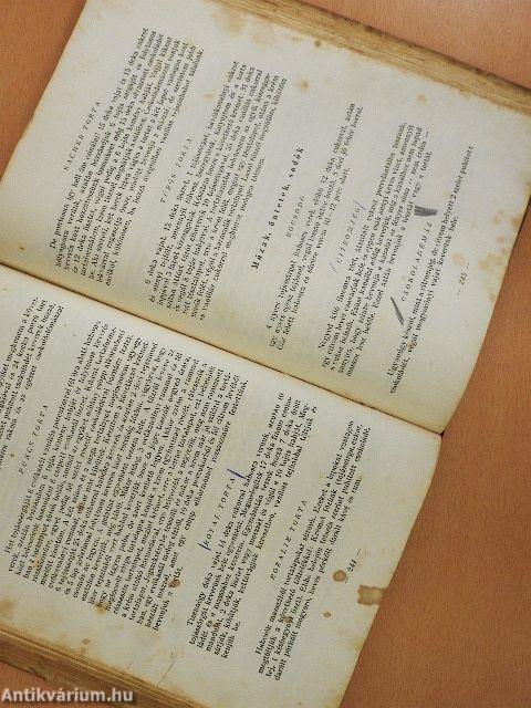 Vizvári Mariska szakácskönyve (rossz állapotú)