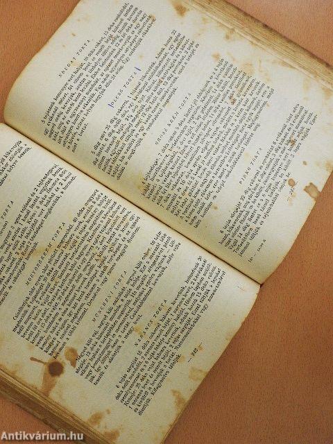 Vizvári Mariska szakácskönyve (rossz állapotú)