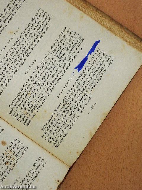 Vizvári Mariska szakácskönyve (rossz állapotú)