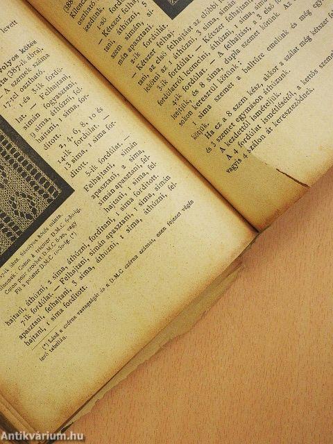 Enczyklopaedia, a női kézimunkák ismerettára (rossz állapotú)