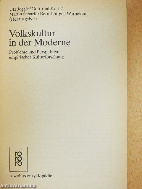 Volkskultur in der Moderne