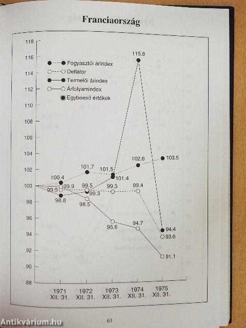 Árszínvonal, árfolyam, infláció
