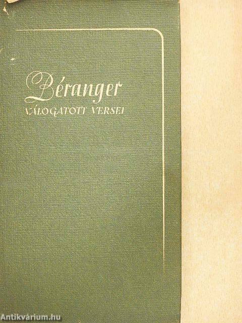 Béranger válogatott versei
