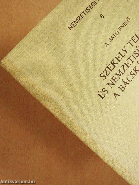 Székely telepítés és nemzetiségpolitika a Bácskában - 1941