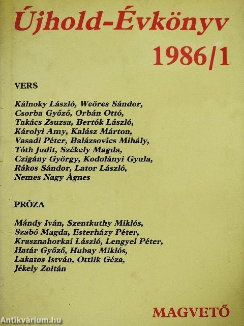 Újhold-Évkönyv 1986/1-2