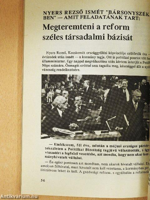 Újra a reformok élén