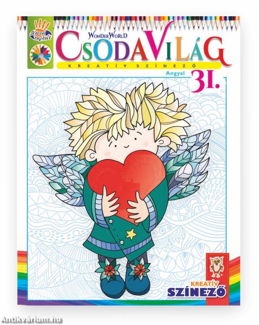 Csodavilág Kreatív színező 31. - Angyal
