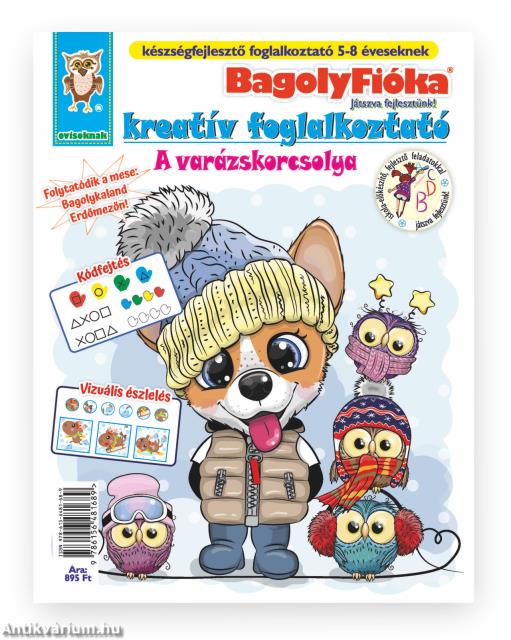 BagolyFióka kreatív foglalkoztató füzet - A varázskorcsolya